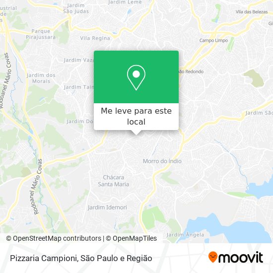 Pizzaria Campioni mapa
