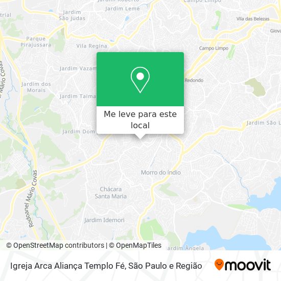 Igreja Arca Aliança Templo Fé mapa