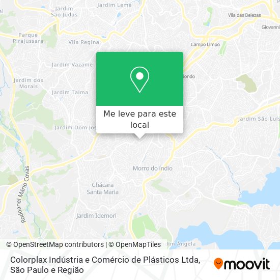 Colorplax Indústria e Comércio de Plásticos Ltda mapa