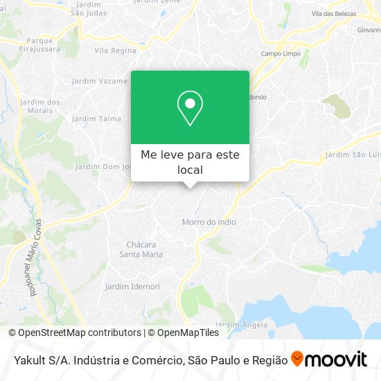 Yakult S / A. Indústria e Comércio mapa