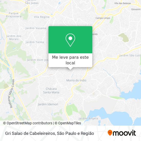 Gri Salao de Cabeleireiros mapa