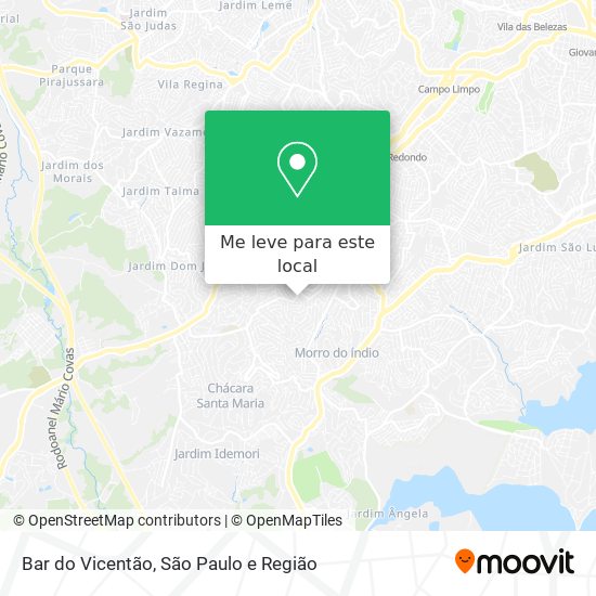 Bar do Vicentão mapa