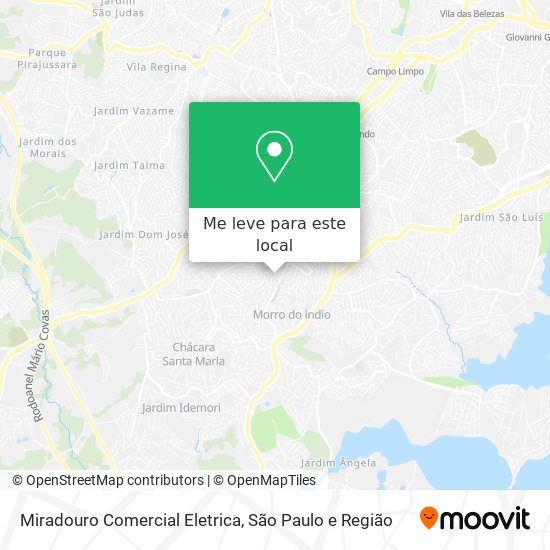 Miradouro Comercial Eletrica mapa