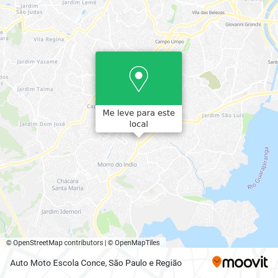 Auto Moto Escola Conce mapa