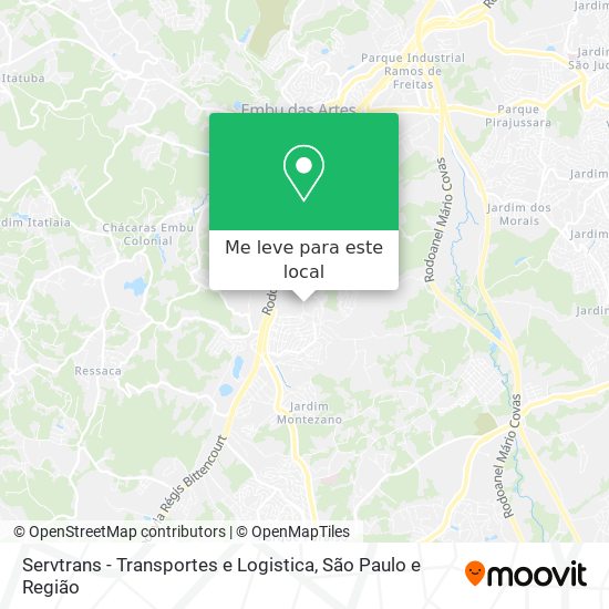Servtrans - Transportes e Logistica mapa