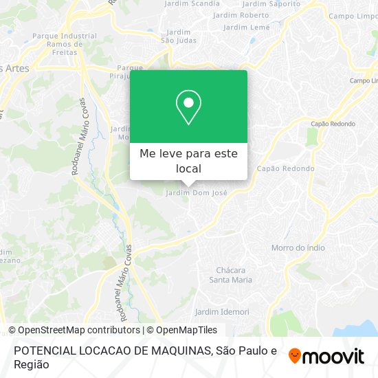 POTENCIAL LOCACAO DE MAQUINAS mapa