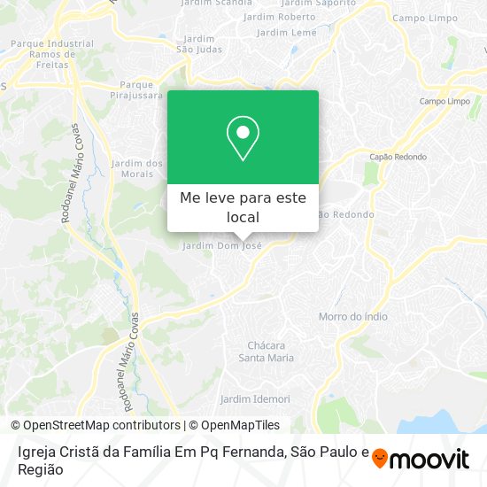 Igreja Cristã da Família Em Pq Fernanda mapa