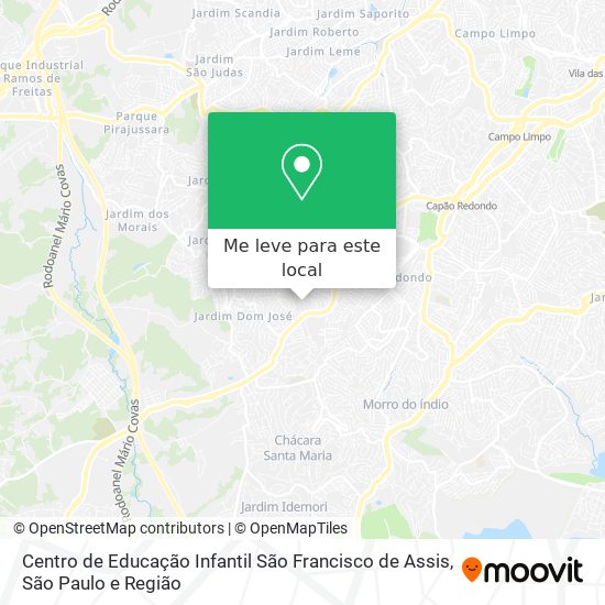 Centro de Educação Infantil São Francisco de Assis mapa