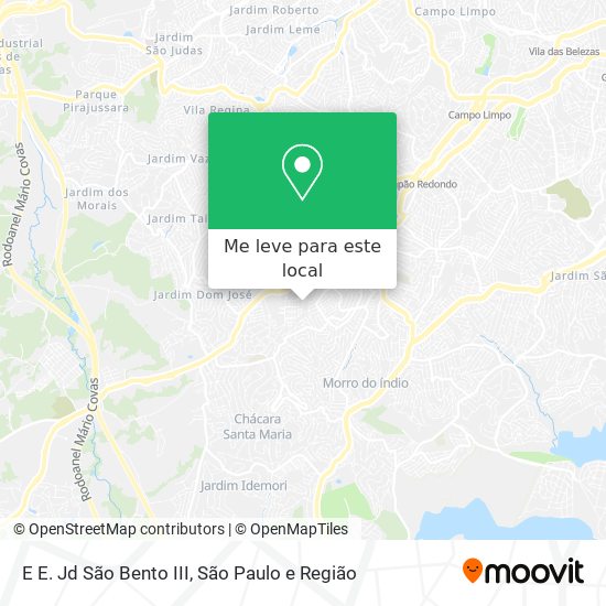 E E. Jd São Bento III mapa