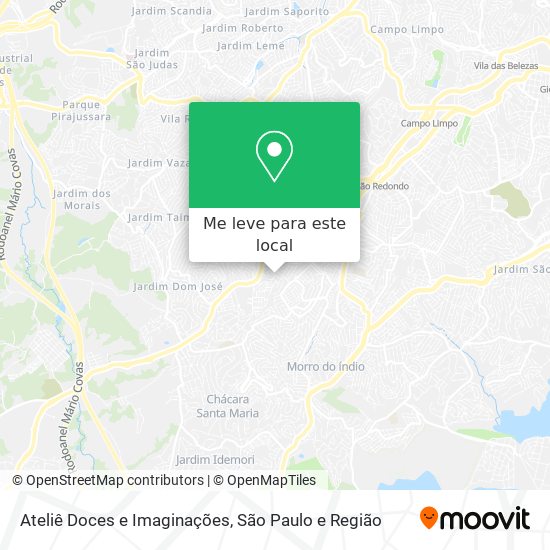 Ateliê Doces e Imaginações mapa
