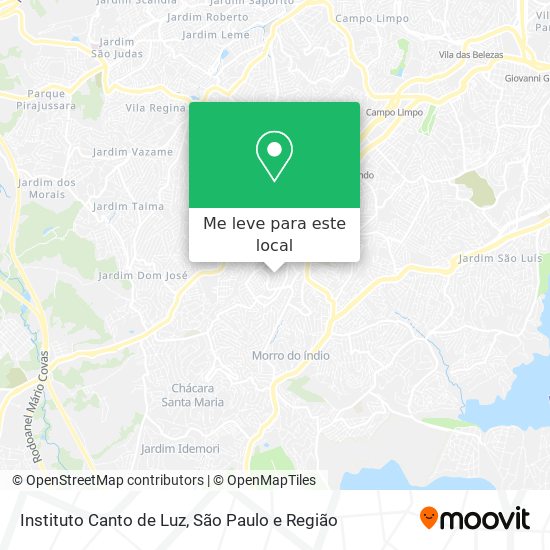 Instituto Canto de Luz mapa