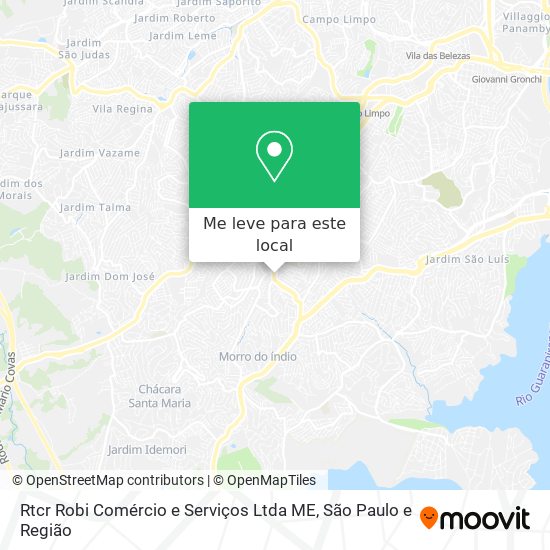 Rtcr Robi Comércio e Serviços Ltda ME mapa