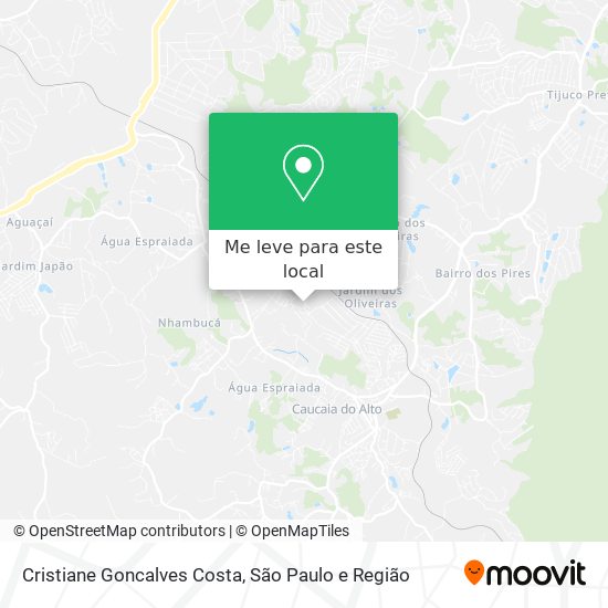 Cristiane Goncalves Costa mapa