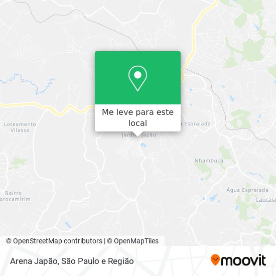 Arena Japão mapa