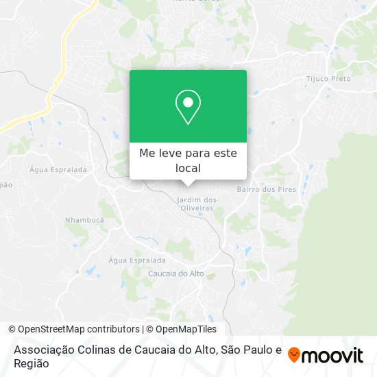 Associação Colinas de Caucaia do Alto mapa