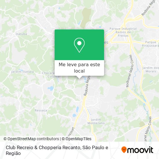 Club Recreio & Chopperia Recanto mapa