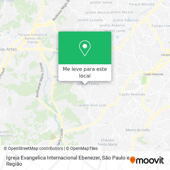 Igreja Evangelica Internacional Ebenezer mapa