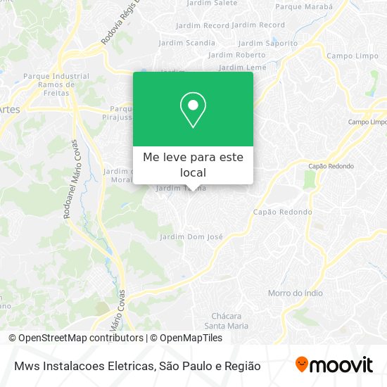 Mws Instalacoes Eletricas mapa