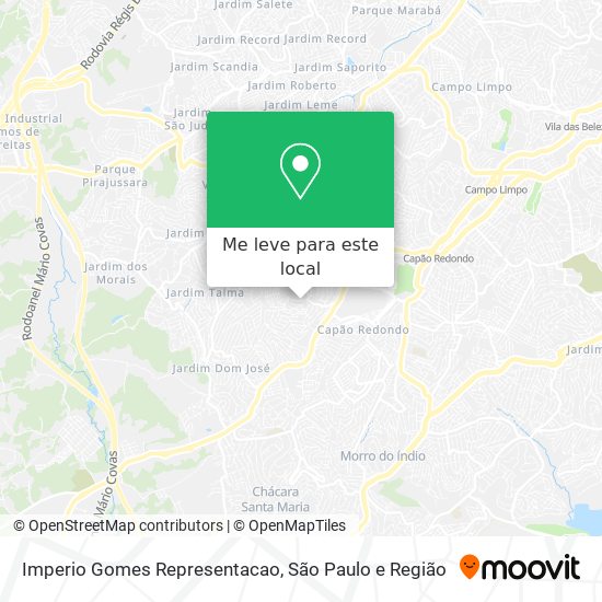 Imperio Gomes Representacao mapa