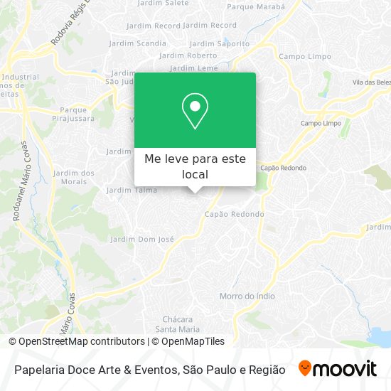 Papelaria Doce Arte & Eventos mapa