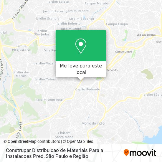 Construpar Distribuicao de Materiais Para a Instalacoes Pred mapa