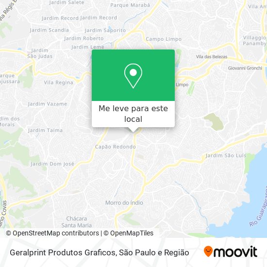 Geralprint Produtos Graficos mapa