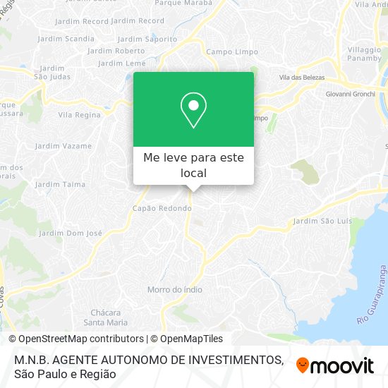 M.N.B. AGENTE AUTONOMO DE INVESTIMENTOS mapa