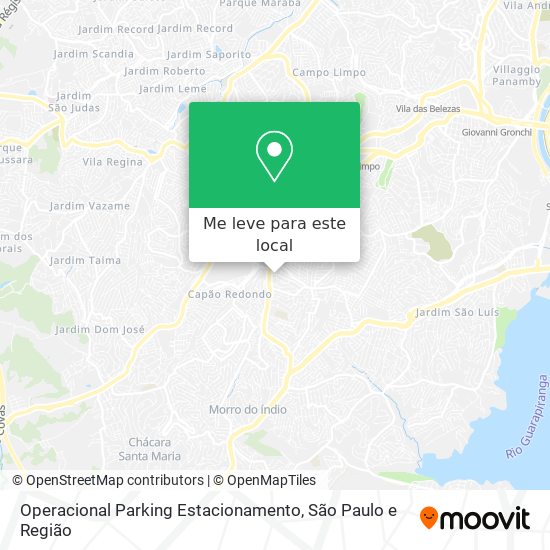 Operacional Parking Estacionamento mapa