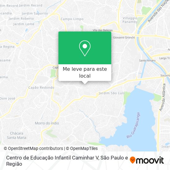 Centro de Educação Infantil Caminhar V mapa