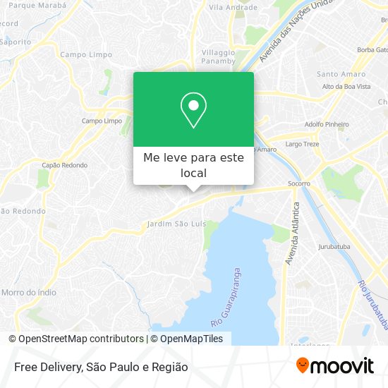 Free Delivery mapa