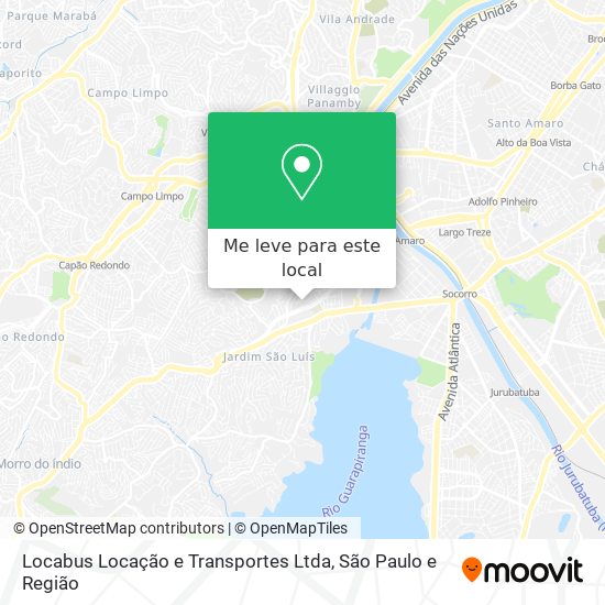 Locabus Locação e Transportes Ltda mapa