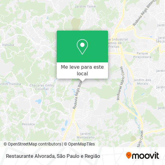 Restaurante Alvorada mapa