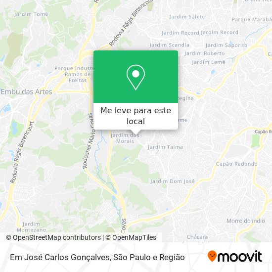 Em José Carlos Gonçalves mapa