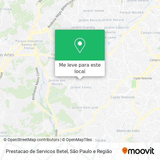 Prestacao de Servicos Betel mapa