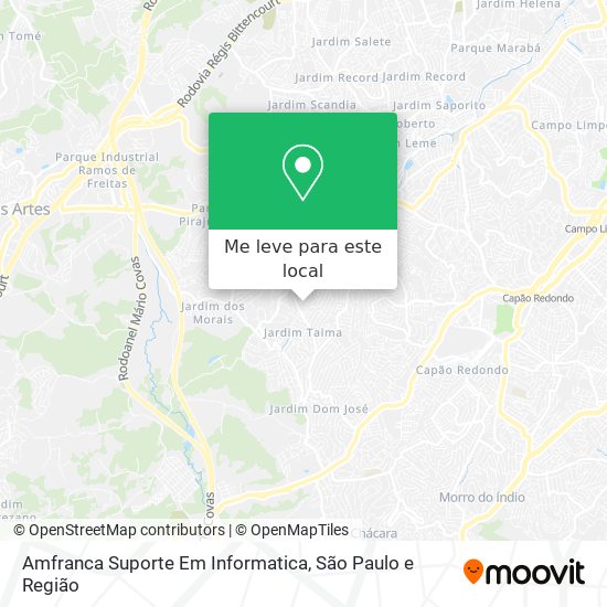 Amfranca Suporte Em Informatica mapa