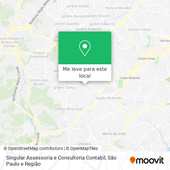 Singular Assessoria e Consultoria Contabil mapa