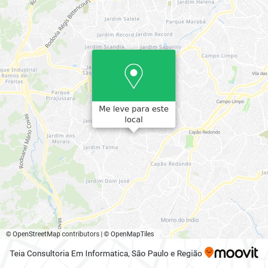 Teia Consultoria Em Informatica mapa