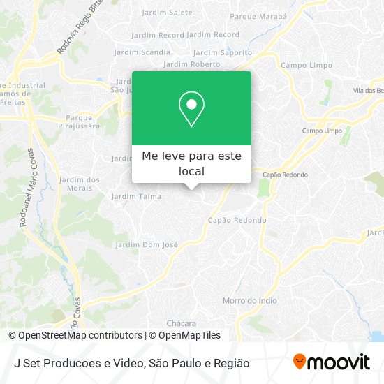 J Set Producoes e Video mapa