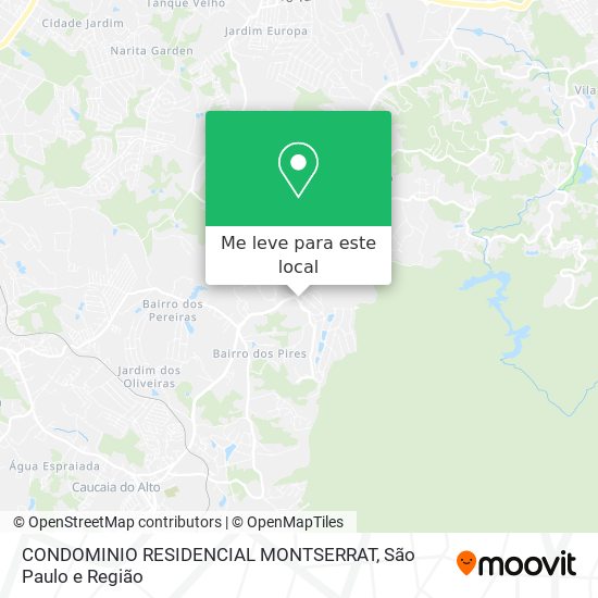 CONDOMINIO RESIDENCIAL MONTSERRAT mapa