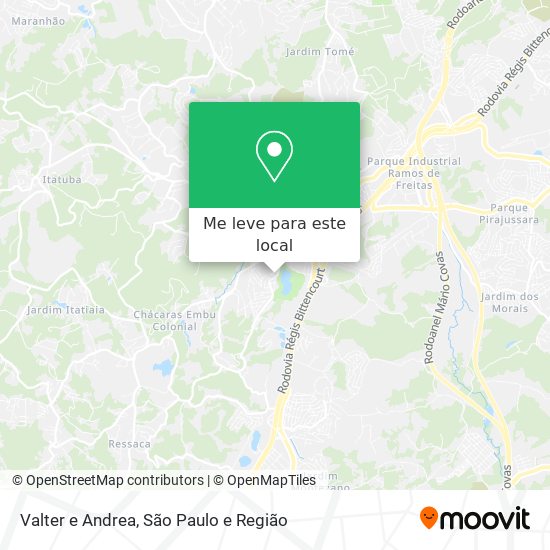 Valter e Andrea mapa