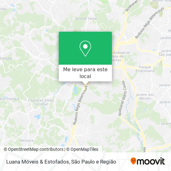 Luana Móveis & Estofados mapa