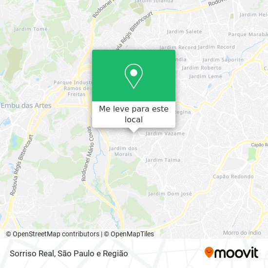 Sorriso Real mapa