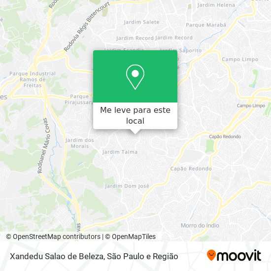 Xandedu Salao de Beleza mapa