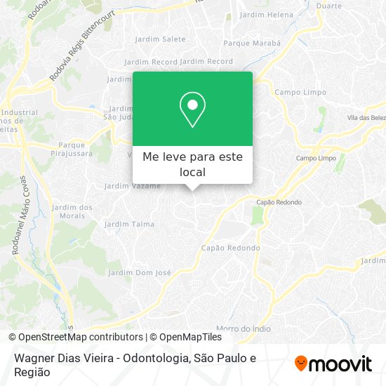 Wagner Dias Vieira - Odontologia mapa