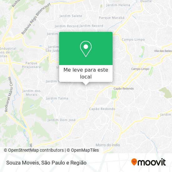 Souza Moveis mapa