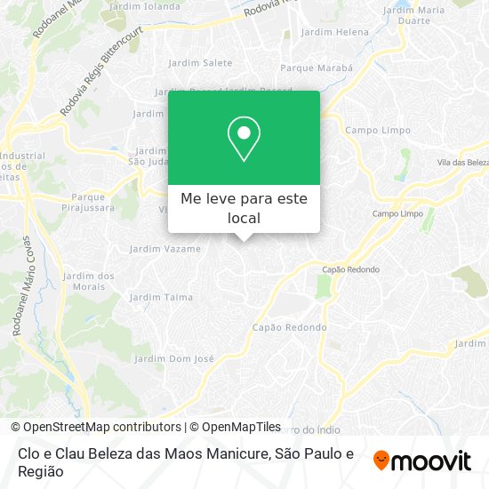 Clo e Clau Beleza das Maos Manicure mapa