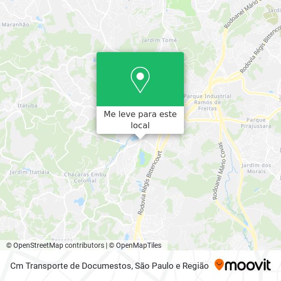 Cm Transporte de Documestos mapa