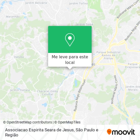 Associacao Espirita Seara de Jesus mapa