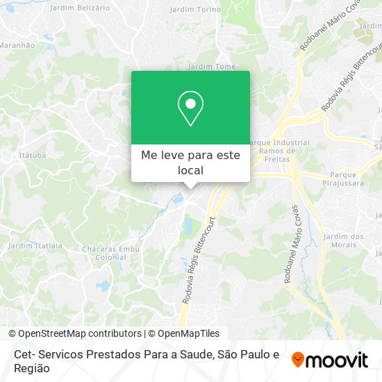 Cet- Servicos Prestados Para a Saude mapa