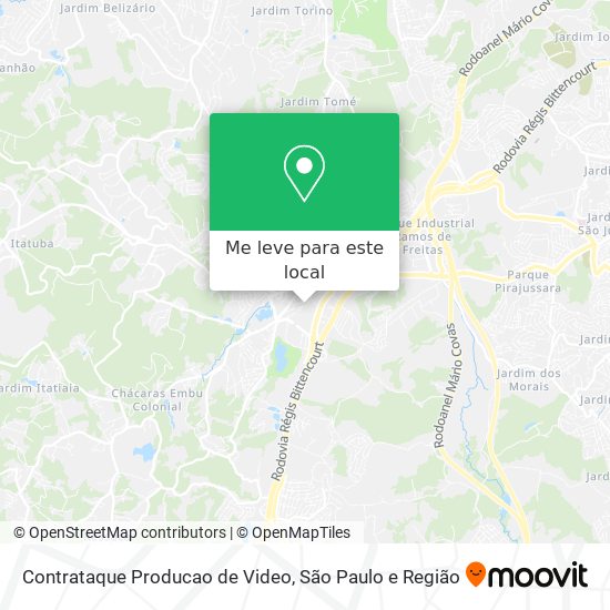 Contrataque Producao de Video mapa